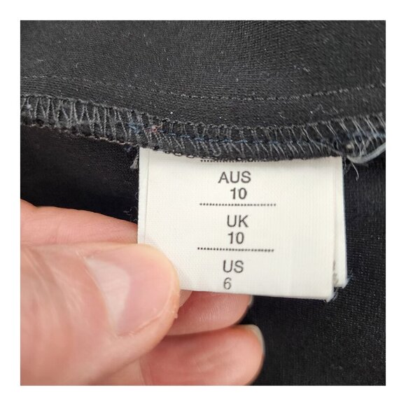 NICHOLAS Ponti Shoulder Band V Dress In Black Backless Sheath - Picture 7 of 8